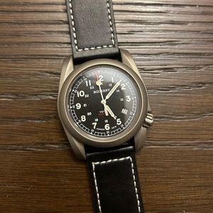 Boderry Voyager Titanium BDA11T Day Date 40mm Automatic Watch Full Kit 2 Bands